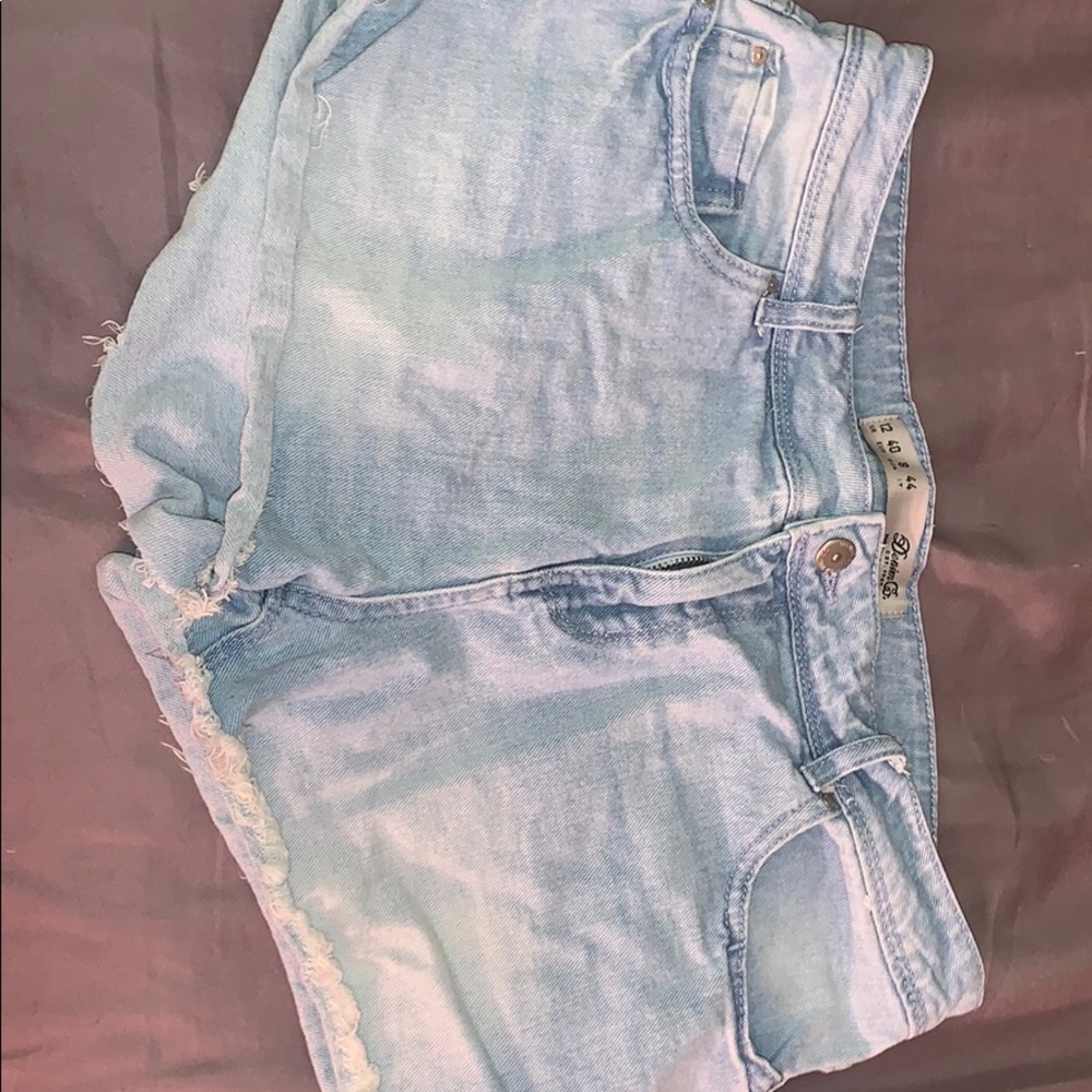 Whitewashed shorts